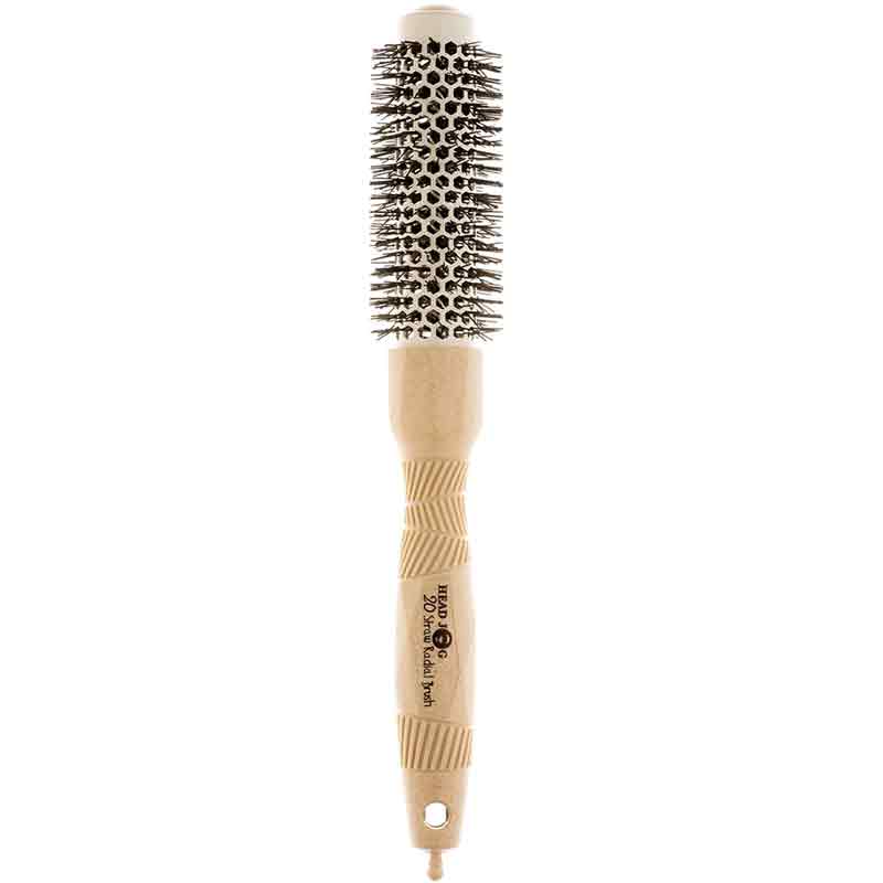 Head Jog 20 Straw Radial Brush, 25mm