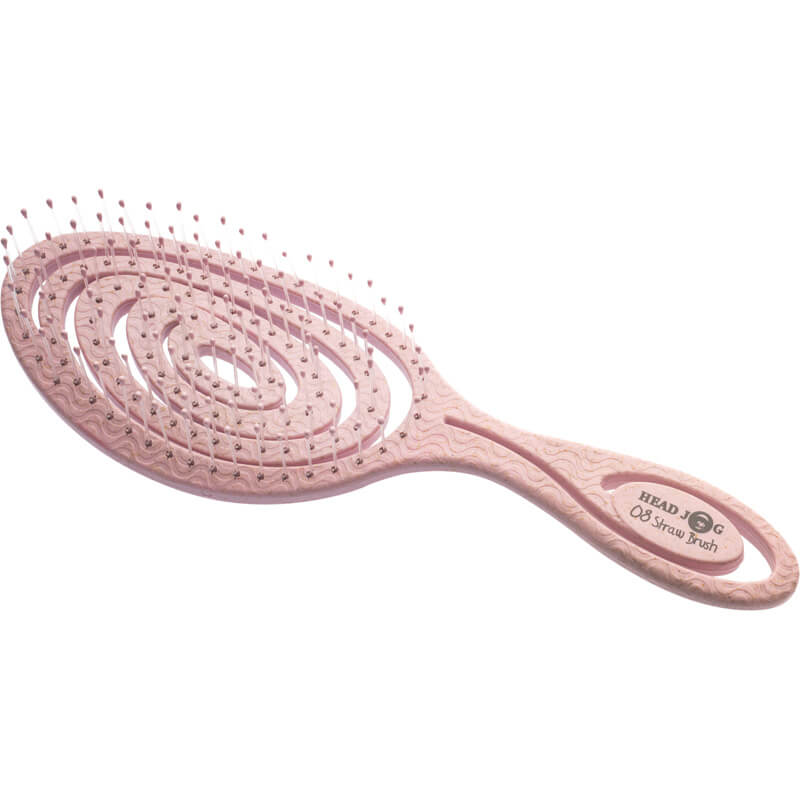 Head Jog Straw Vent Brush, Orchid