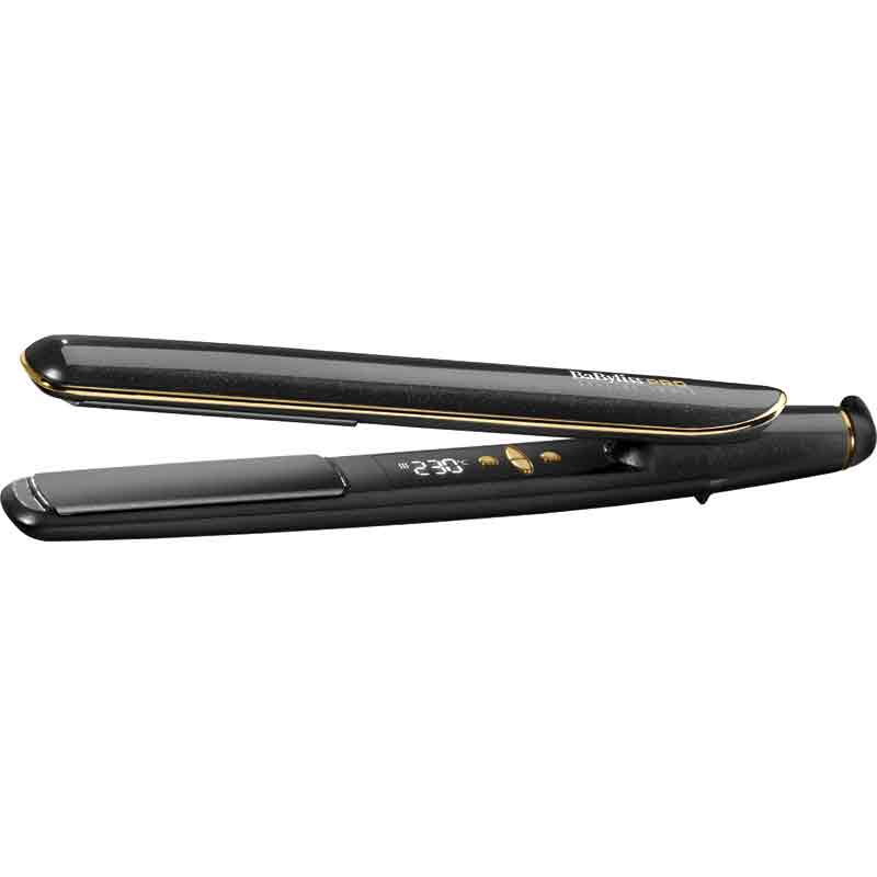 BaByliss Pro 2300 Keratin Lustre Hair Straightener, Black Shimmer