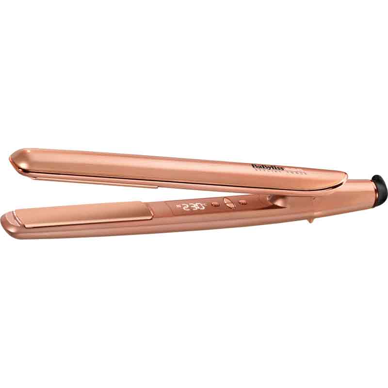 BaByliss Pro 2300 Keratin Lustre Hair Straightener, Rose Gold