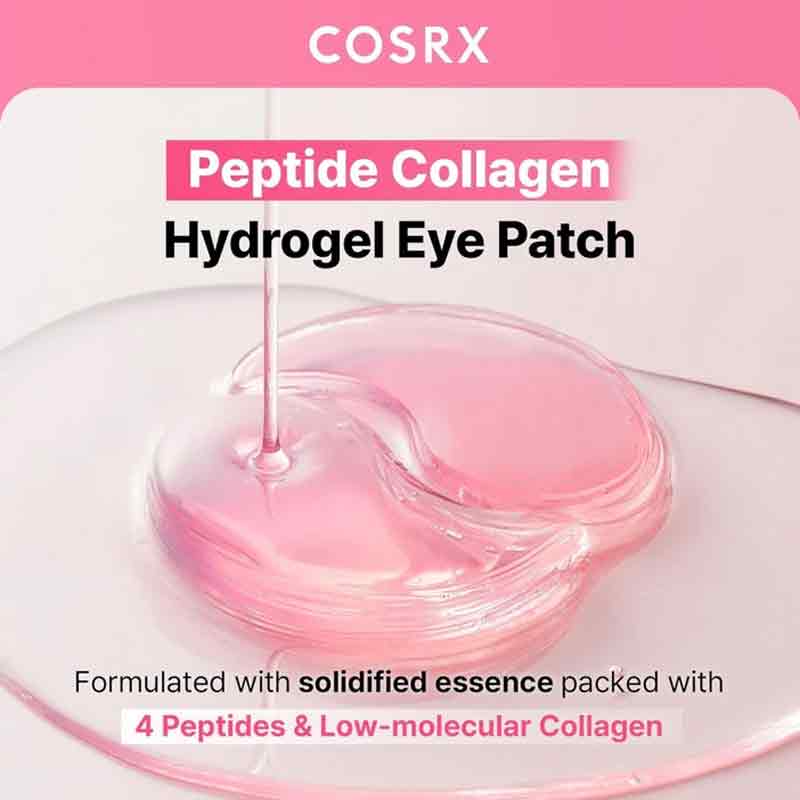 CosRx The Pink Peptide Collagen Hydrogel Eye Patches - Pack of 30