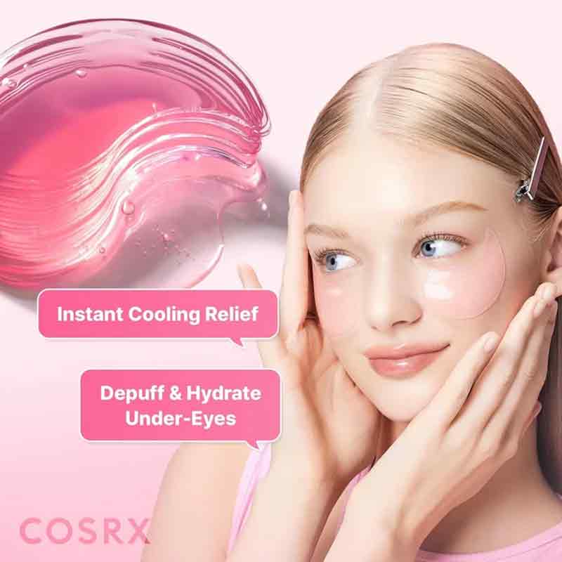 CosRx The Pink Peptide Collagen Hydrogel Eye Patches - Pack of 30