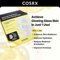 CosRx Advanced Snail Mucin Glass Glow Hydrogel Sheet Mask 34g