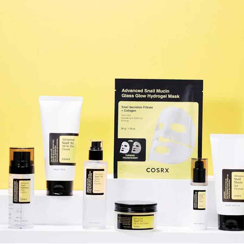 CosRx Advanced Snail Mucin Glass Glow Hydrogel Sheet Mask 34g