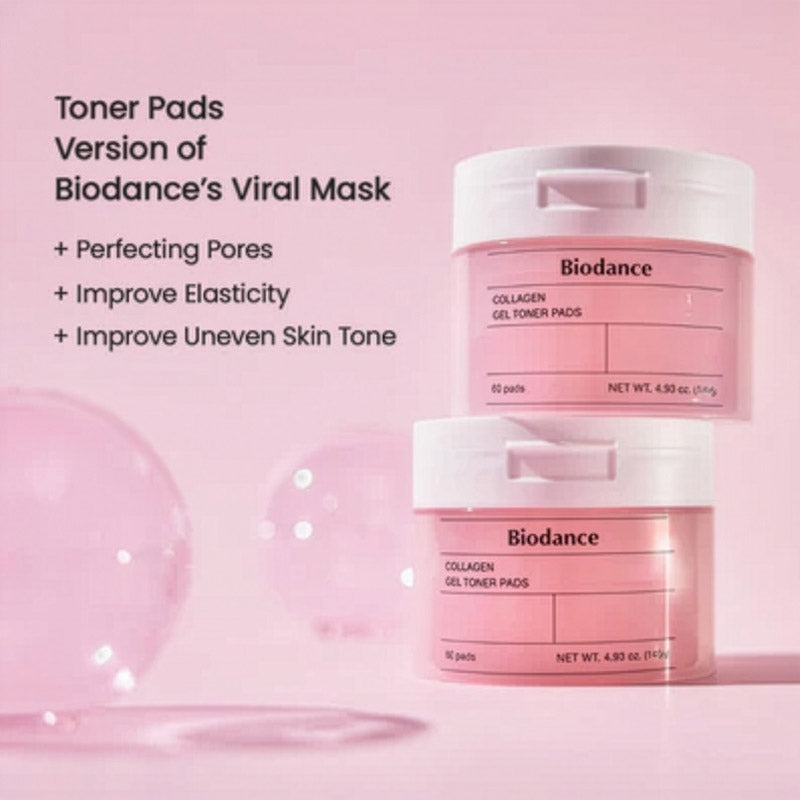 Biodance Collagen Gel Toner Pads - Pack Of 60