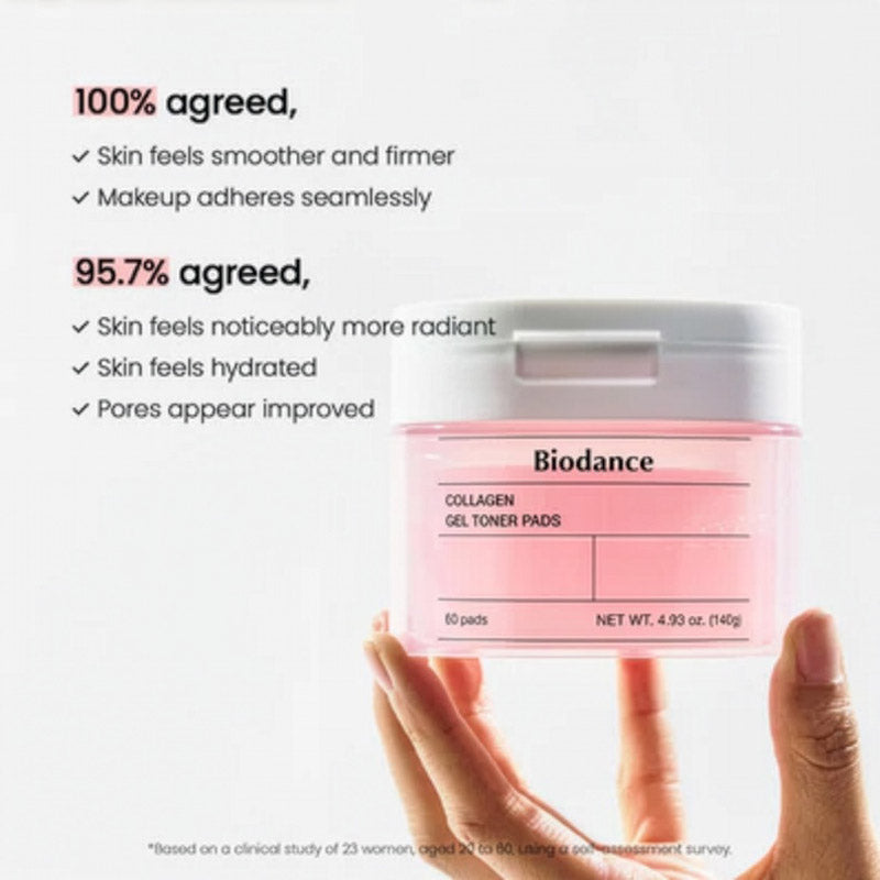 Biodance Collagen Gel Toner Pads - Pack Of 60