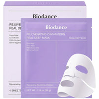 Biodance Rejuvenating Caviar PDRN Real Deep Mask 34g - Pack Of 4