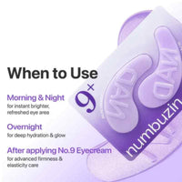 Numbuzin No. 9 NAD+ Collagen Under Eye Patches 5 Pairs