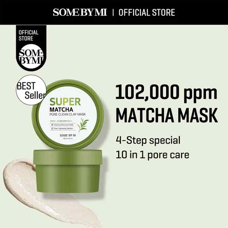 Some By Mi Super Matcha Intensive Pore Cleaning & Tightening Clay Mask 100g