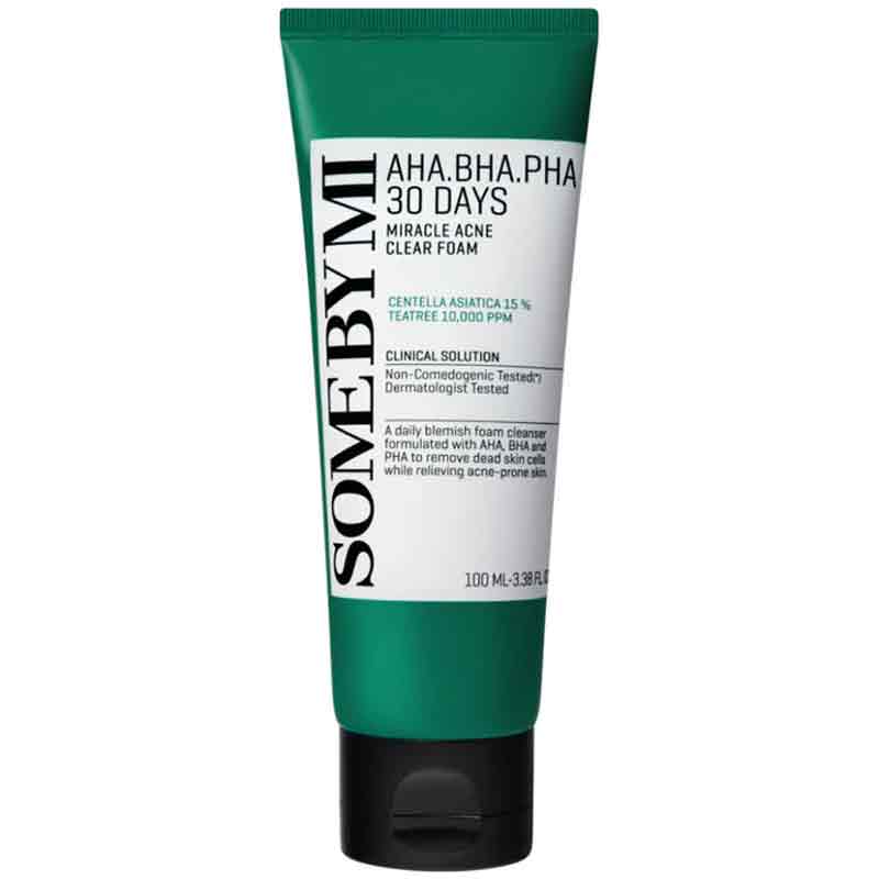 Some By Mi 30 Days AHA, BHA, PHA Miracle Facial Cleansing Foam 100ml