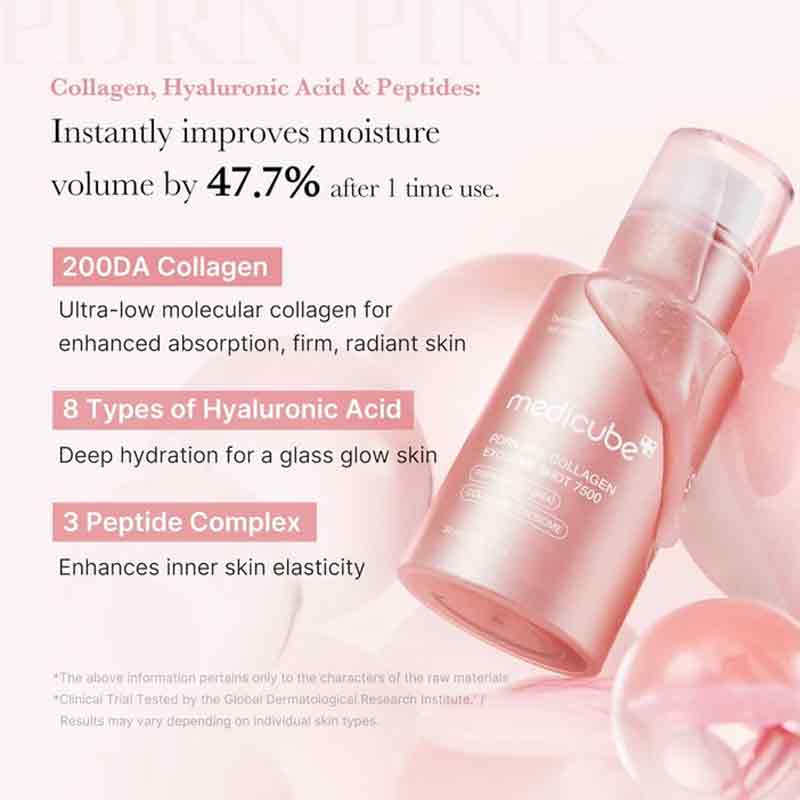 Medicube PDRN Pink Collagen Exosome Shot 7500 Ampoule 30ml