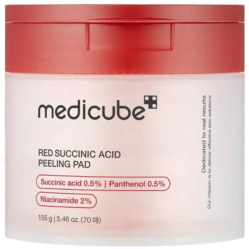 Medicube Red Succinic Acid Peeling Pads - Pack of 70