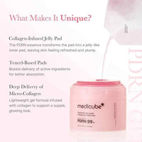 Medicube PDRN Pink Collagen Gel Toner Pads - Pack of 70
