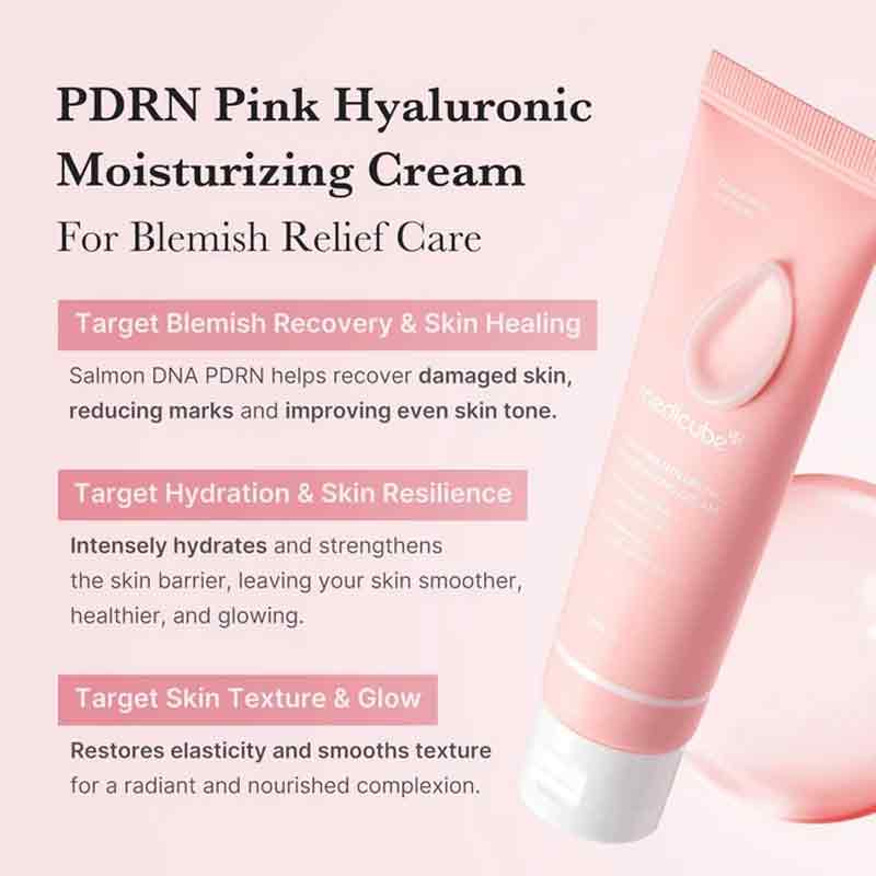Medicube PDRN Pink Hyaluronic Moisturising Cream 50ml