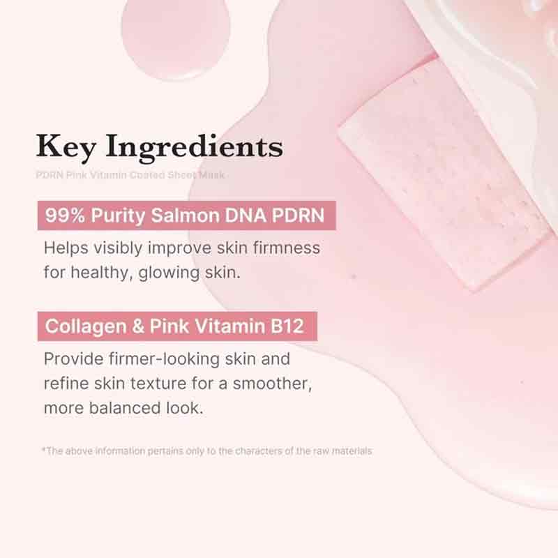 Medicube PDRN Pink Vita Coating Sheet Mask 22g