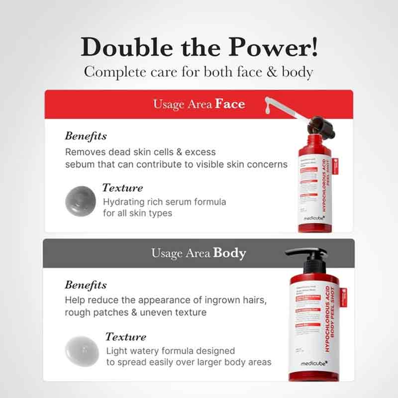 Medicube Hypochlorous Acid Body Peel Shot 280ml