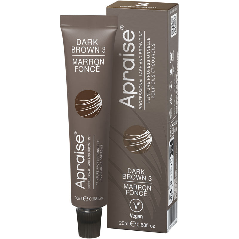 Apraise Vegan Lash & Brow Tint Dark Brown 3 20ml