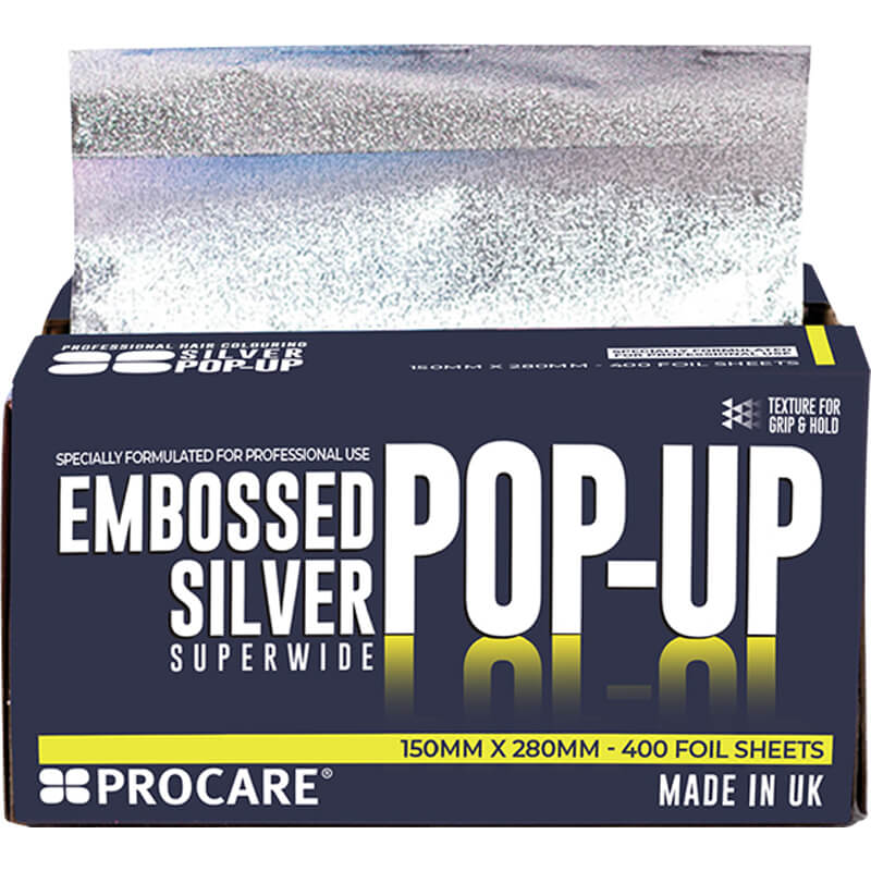 Procare Superwide 150mm x 280mm Embossed Pop Up Foil Sheets – 500 Sheets