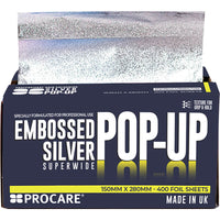 Procare Superwide 150mm x 280mm Embossed Pop Up Foil Sheets – 500 Sheets