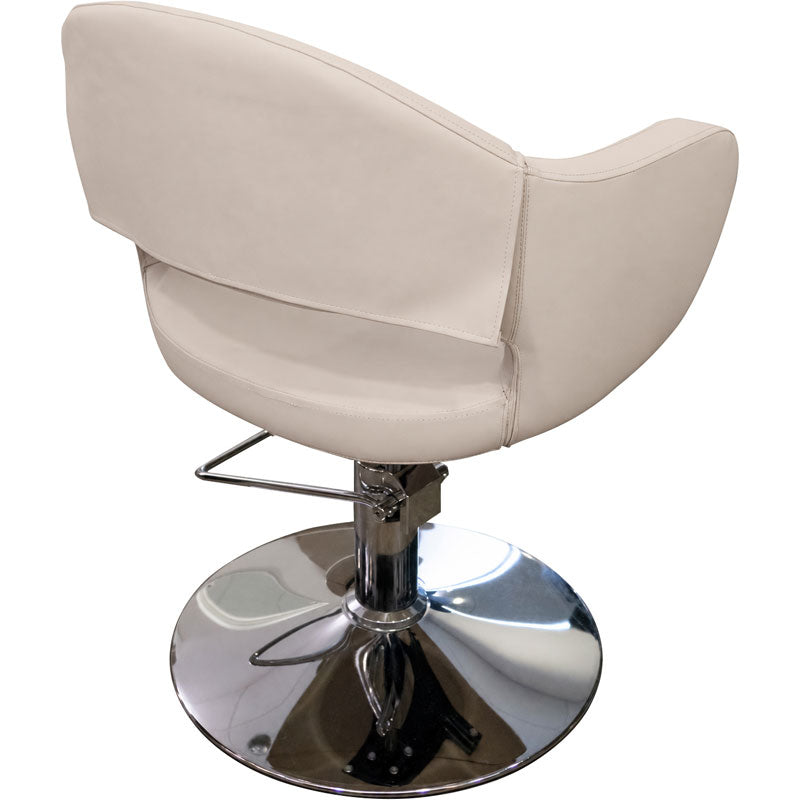 The Nube Styling Chair Champagne Back Chair Cover