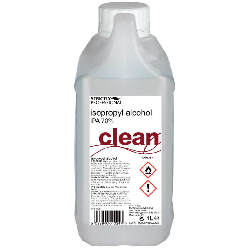 Strictly Professional Isopropyl Alcohol (IPA) 70% 1 Litre