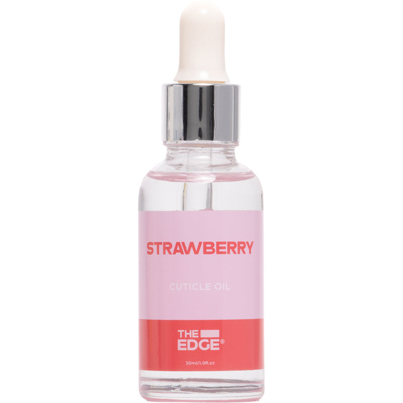 The Edge Strawberry Cuticle Oil Dropper Bottle 30ml