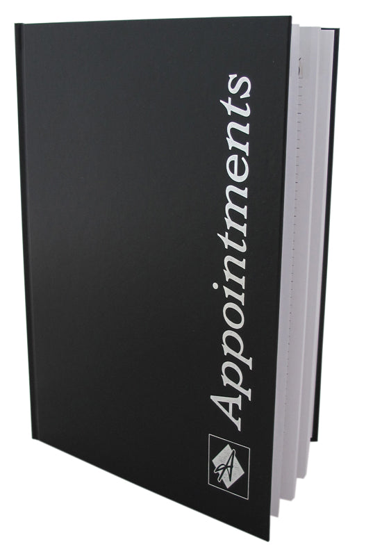 Appointment Book, Black 3 Column
