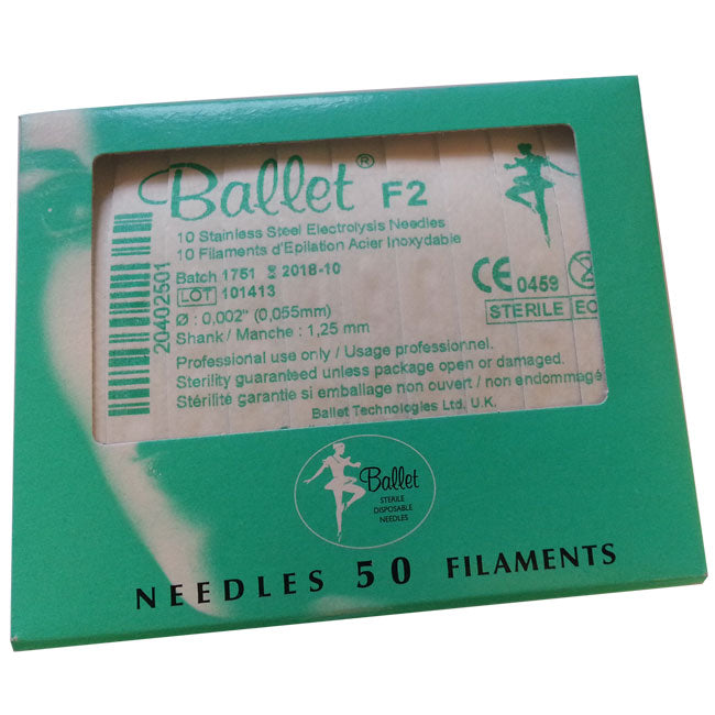 Ballet Stainless Steel Electrolysis Needles (50)
