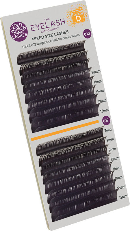 The Eyelash Emporium Split Screen Mink Lashes, D Curl