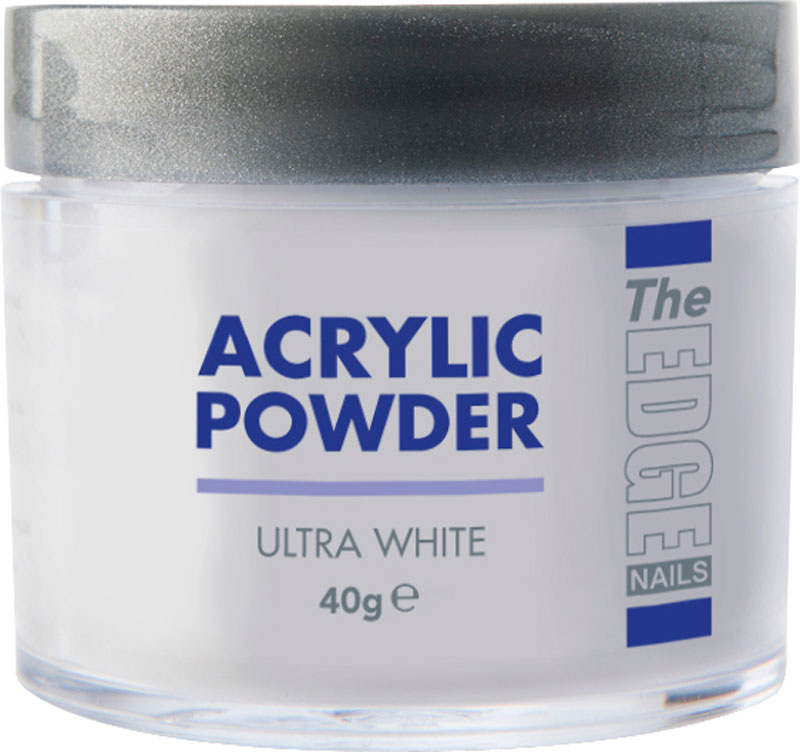 The Edge Acrylic Powder, Ultra White 40g