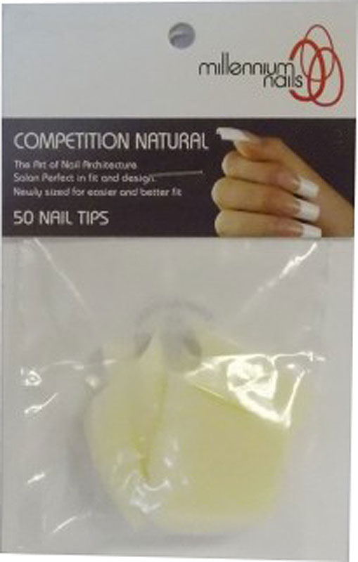 Millennium Nails Natural Competition Tips (50)