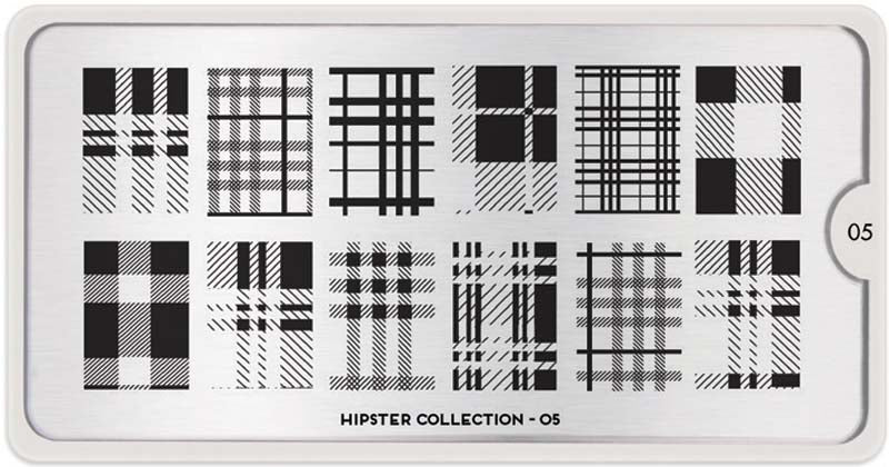 MoYou London Professional Stamping Plate, Hipster 05, XL