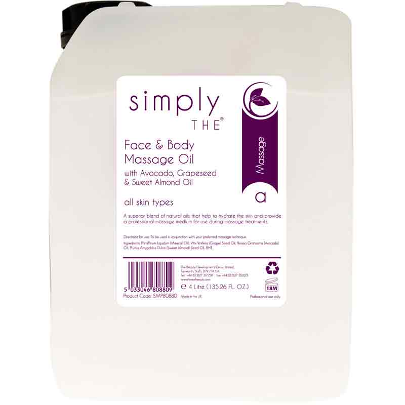 Simply THE Face & Body Massage Oil 4 Litre