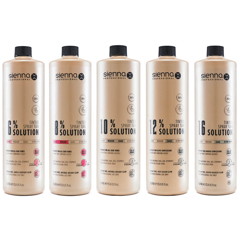 Sienna X Tinted Spray Tan Solution 1 Litre