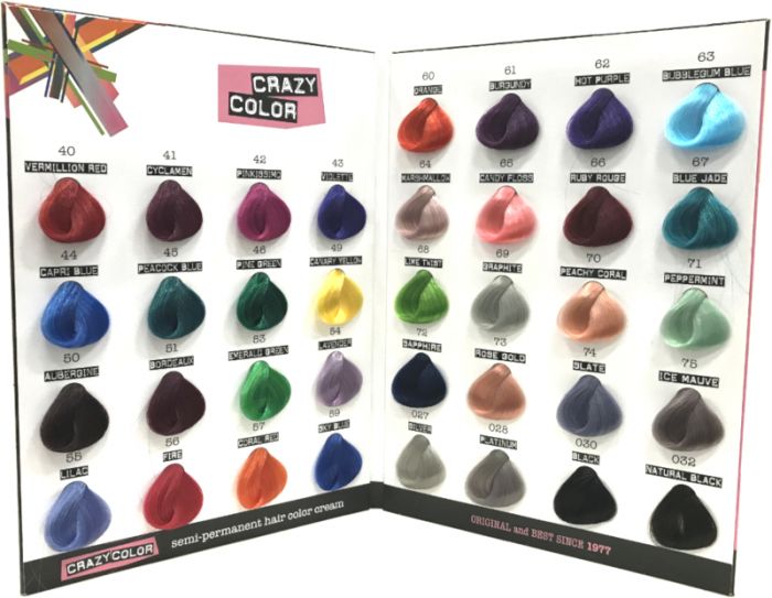 Crazy Color Shade Chart - Hair Colour