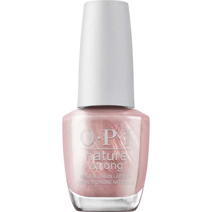 OPI Nature Strong Nail Lacquer, Intentions are Rose Gold 15ml
